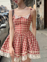 Homestyle Beauty kariertes Minikleid